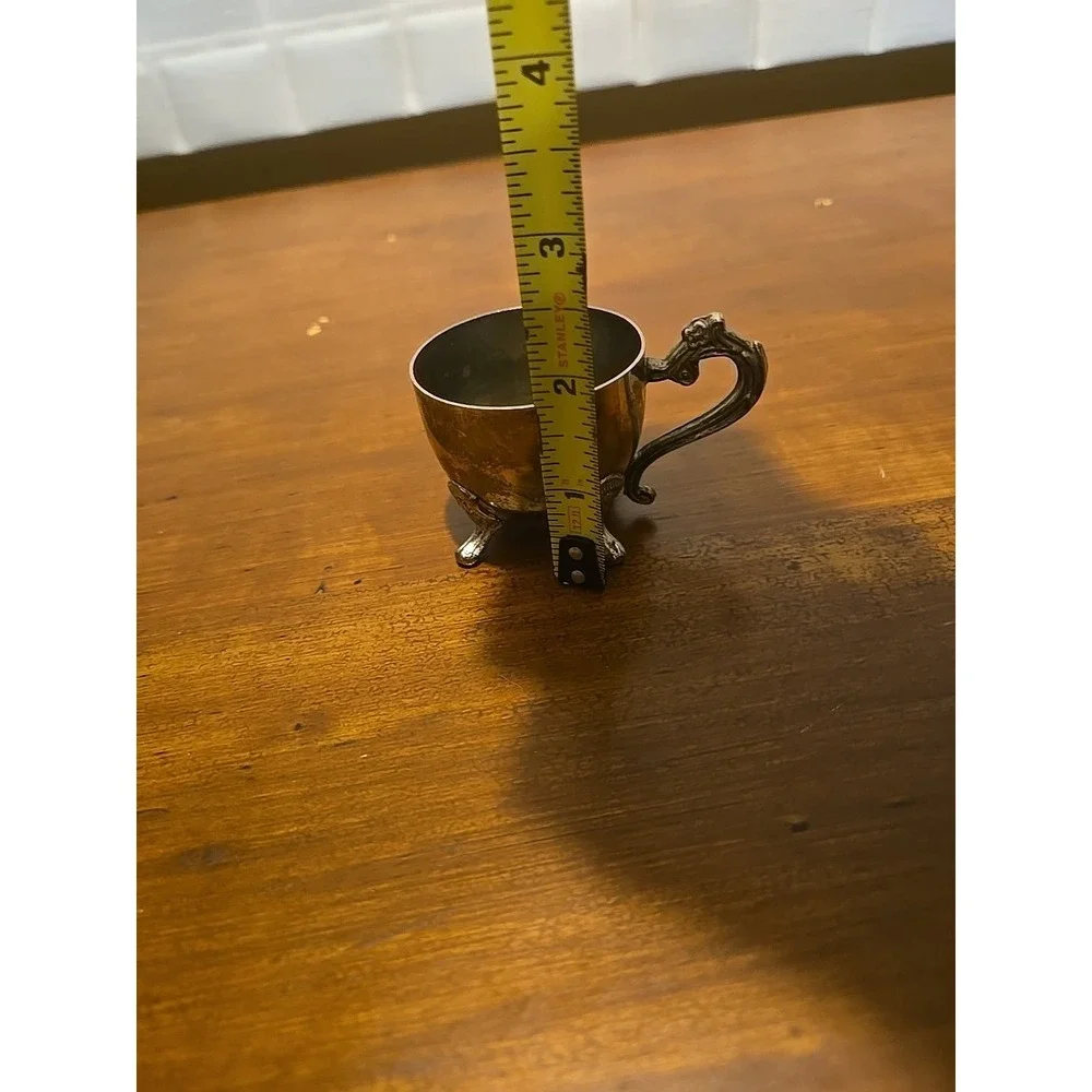 Pewter Lot Of Small Bowl Frog And Cup Made In England For Smith‎